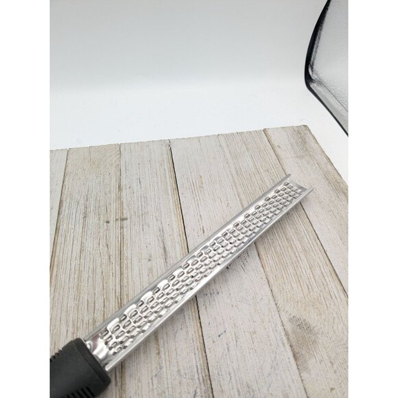 Grater Zester Cheese Garlic 12" Stainless Steel Hand Black - Picture 5 of 7